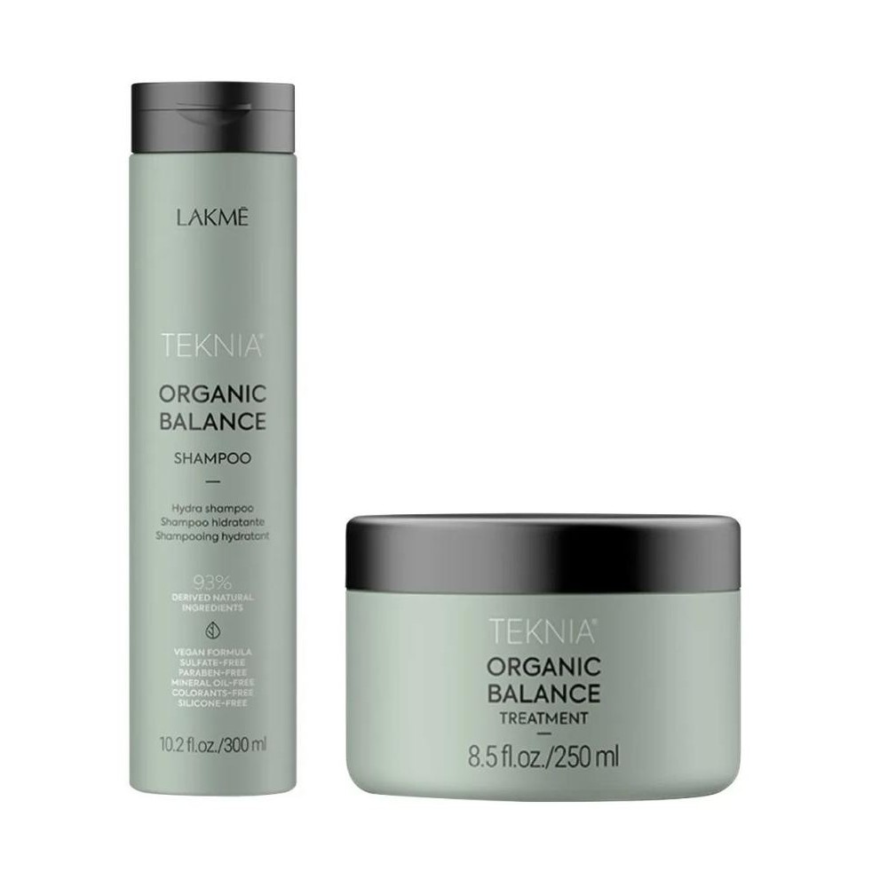 Lakme Teknia ORGANIC BALANCE Treatment maska organiczna i szampon Balance