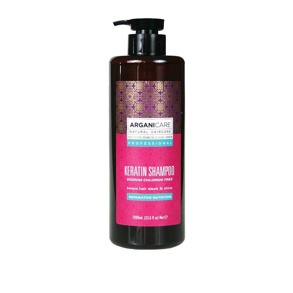 Arganicare KERATIN szampon do włosów suchych i bardzo suchych 1000 ml
