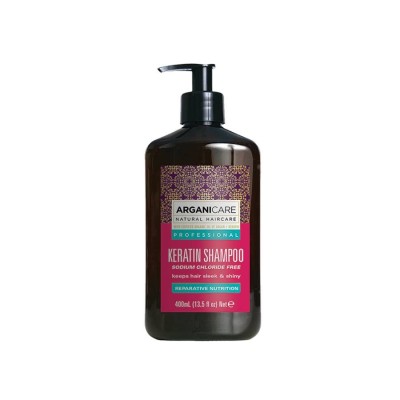 Arganicare KERATIN, szampon do włosów po zabiegach 400 ml