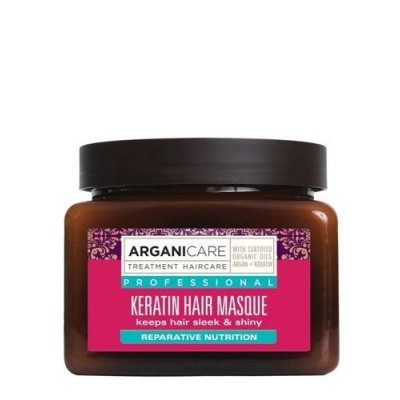 Arganicare Keratin maska do włosów suchych i zniszczonych 500 ml