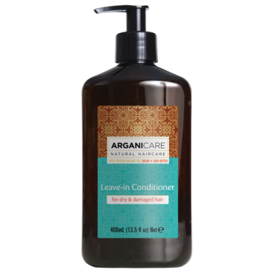 Arganicare ARGAN + SHEA BUTTER, odżywka bez spłukiwania do włosów suchych i zniszczonych 400 ml