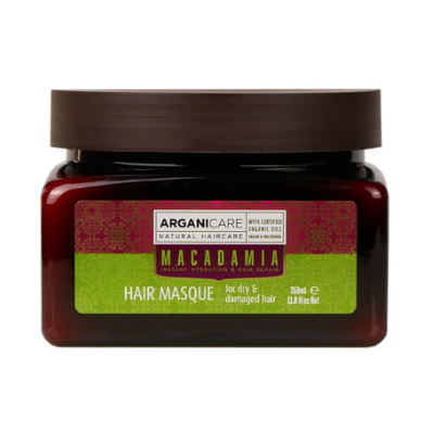 Arganicare MACADAMIA, maska nawilżająca i regenerująca do włosów suchych z olejkiem Arganowym i Macadamia 350 ml