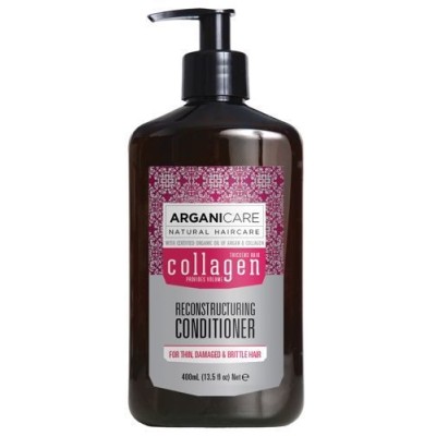 Arganicare Collagen, Odżywka głęboko odżywiająca i nawilżająca włosy i skórę głowy
