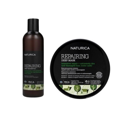 Zestaw Rica Repairing, zestaw naprawczy do włosów : szampon + maska