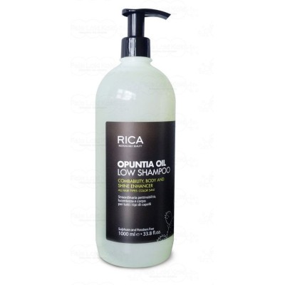 Szampon Rica Opuntia Oil Low Shampoo, Szampon niskopieniący, nadający połysk 1000 ml