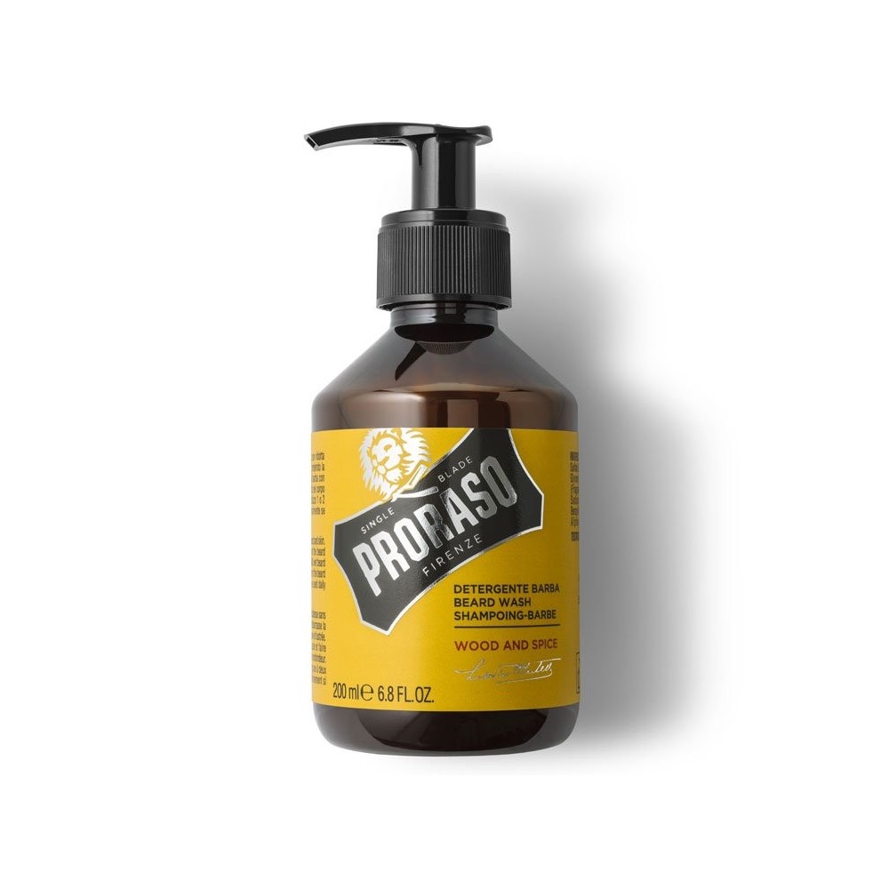 Proraso Beard wash, szampon do pielęgnacji brody 200 ml Wood & Spices