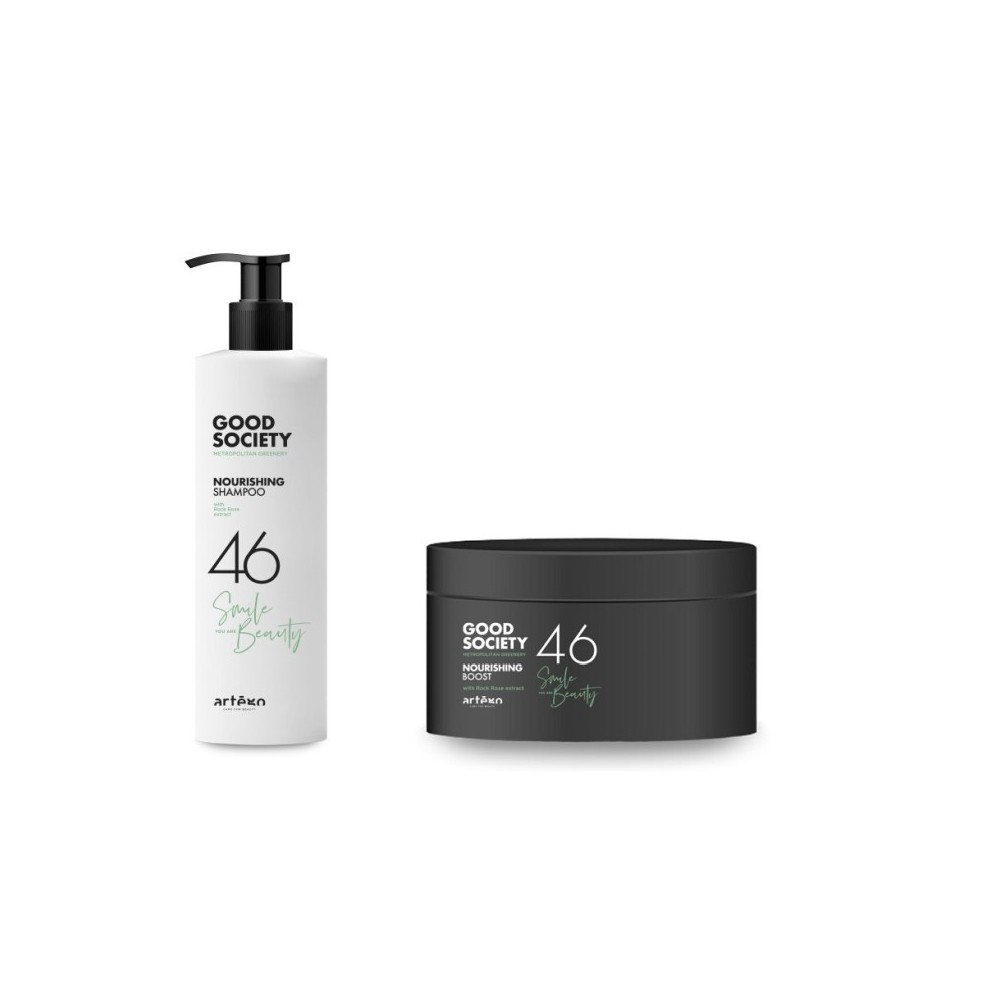 Artego duży zestaw regenerujący włosy: szampon '46 + maska odżywcza '46