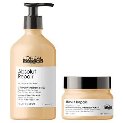 LOREAL SERIE EXPERT zestaw Absolut Repair: szampon 500 ml + maska 250 ml