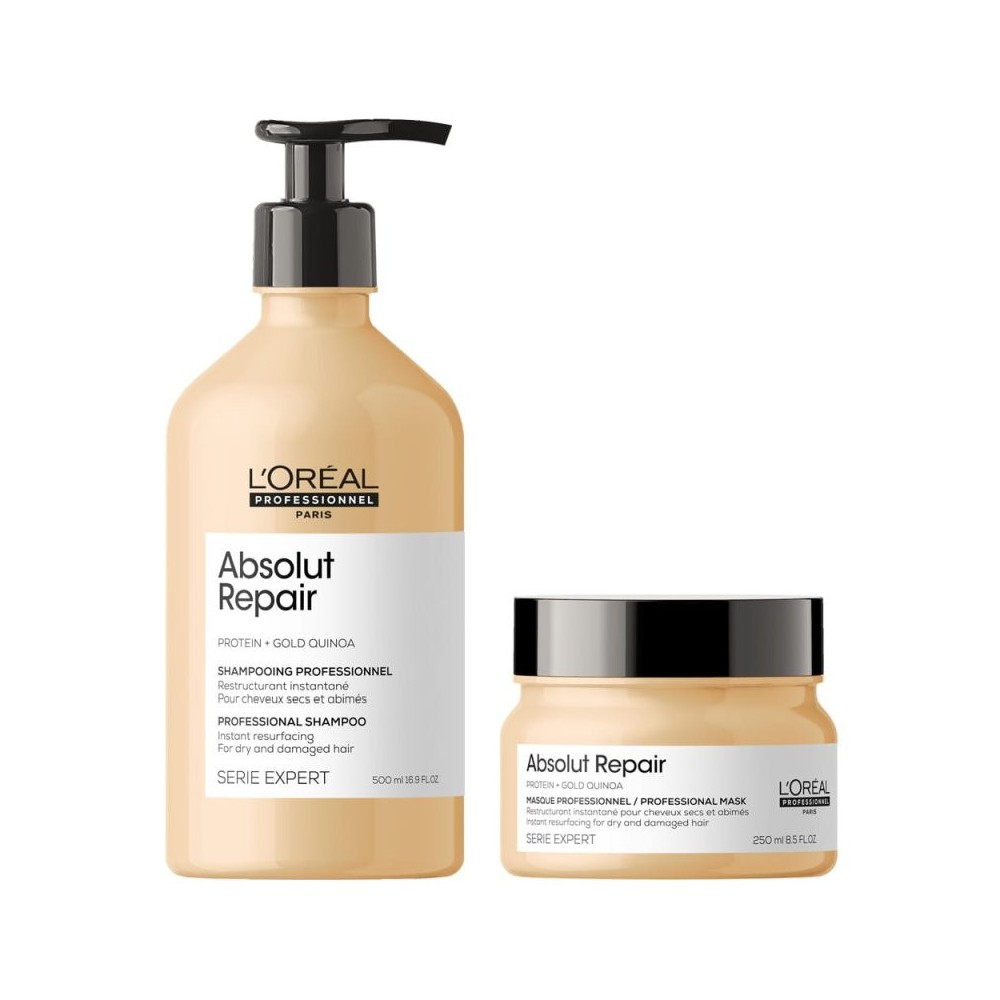 LOREAL SERIE EXPERT zestaw Absolut Repair: szampon 500 ml + maska 250 ml