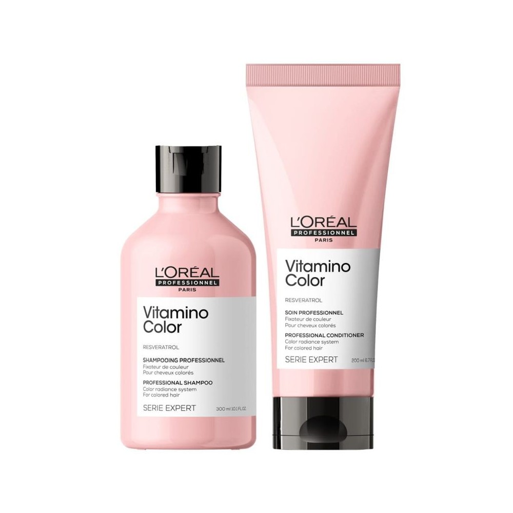 Loreal Serie Expert Vitamino Color zestaw: szampon + odżywka
