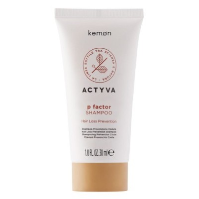 Kemon Actyva P Factor, Szampon przeciw wypadaniu włosów z Velian Complex 30 ml