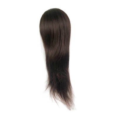 Główka, głowa fryzjerska treningowa, włosy naturalne w 100% o długości 55 cm + statyw 3