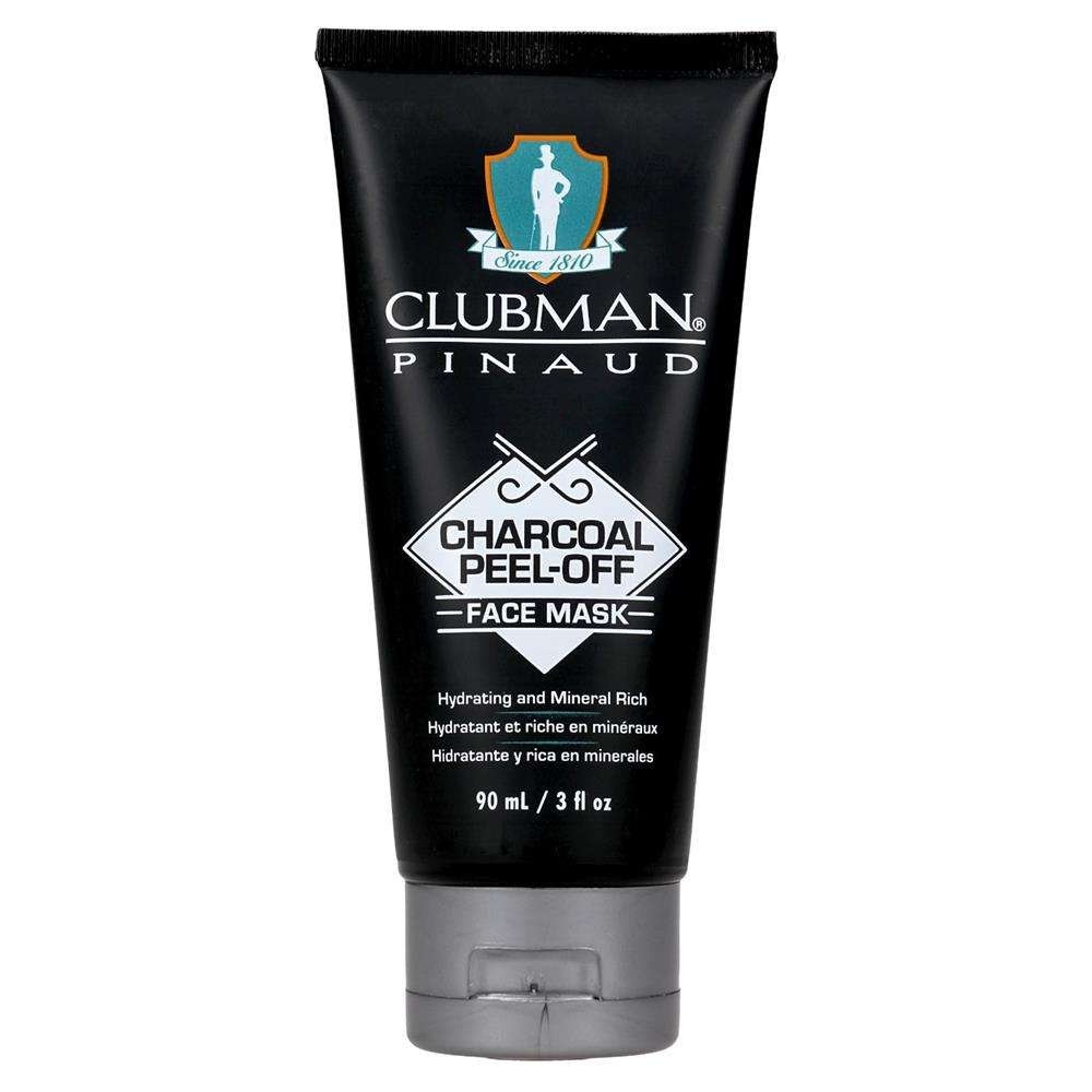 Clubman Pinaud Charcoal Peel-Off, Czarna maska do twarzy z aktywnym węglem 90 ml