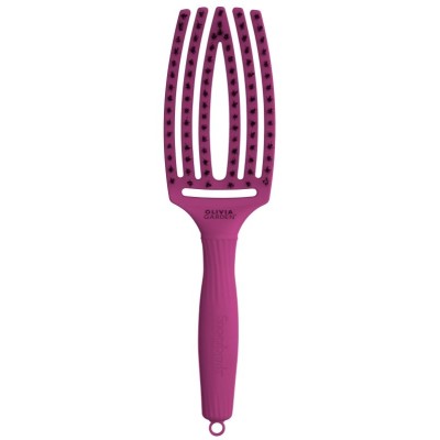 Olivia Garden Szczotka do włosów Fingerbrush Bright Pink, Amazonki