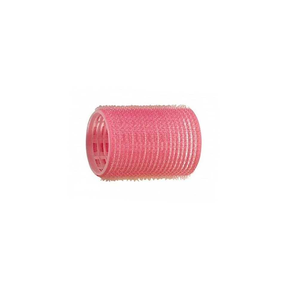 Comair wałki do włosów na rzepy 44mm/12szt różowe