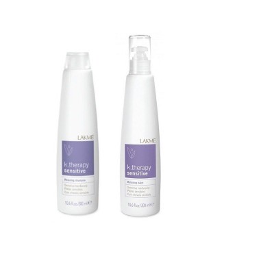 Lakme K.Therapy zestaw do włosów wrażliwych: szampon + balsam