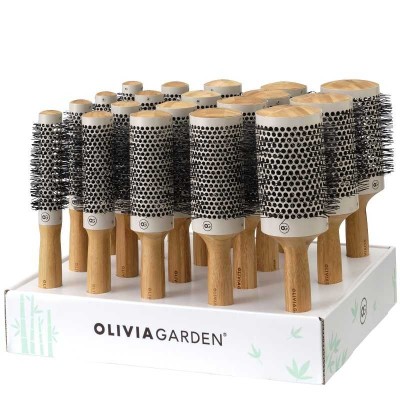 Olivia Garden Bamboo Touch Blowout, zestaw szczotek z serii Thermal 19 sztuk