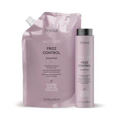Lakme Teknia szampon Frizz CONTROL, Szampon przeciw puszeniu włosów 600 ml