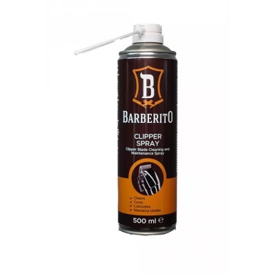 Barberito Clipper Spray - spray do czyszczenia i konserwacji maszynek fryzjerskich 500 ml