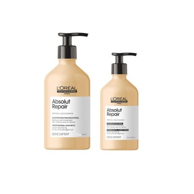 LOREAL SERIE EXPERT duży zestaw Absolut Repair: szampon 1500 ml + odżywka 750 ml