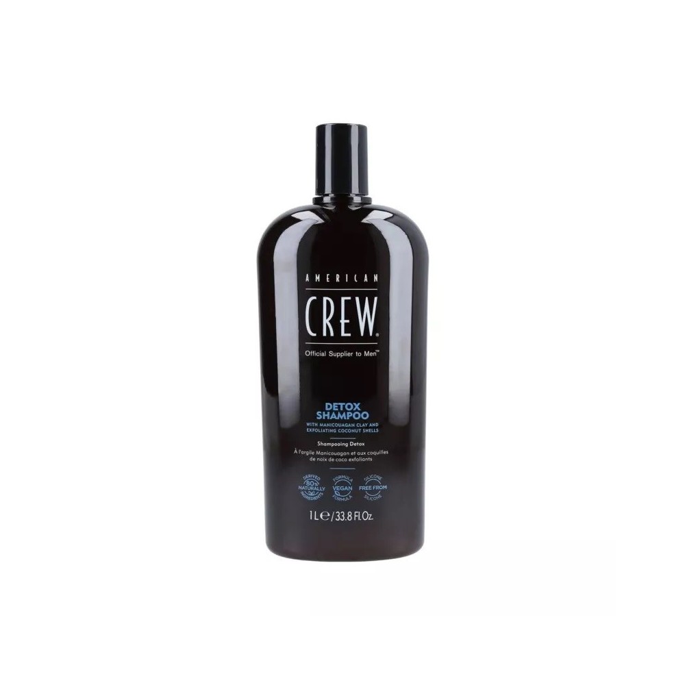 American Crew Detox szampon do włosów oczyszczający z peelingiem 1000 ml