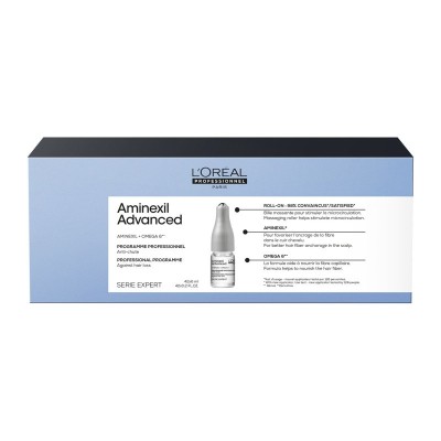 LOREAL Aminexil SERIE EXPERT Advanced, Kuracja przeciw wypadaniu włosów 42x6 ml
