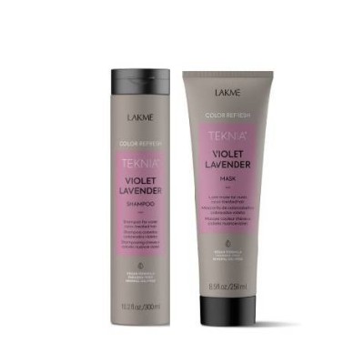 Lakme Teknia Violet Lavender zestaw: szampon + maska