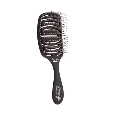 Szczotka do włosów Olivia Garden ESSENTIAL CARE FLEX Thick Hair Bristles Matt Black