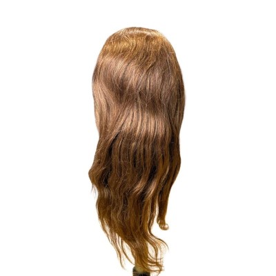 Główka, głowa fryzjerska mistrzowska, włosy 100% ludzkie, 60 cm, kolor włosów poziom 6, profil