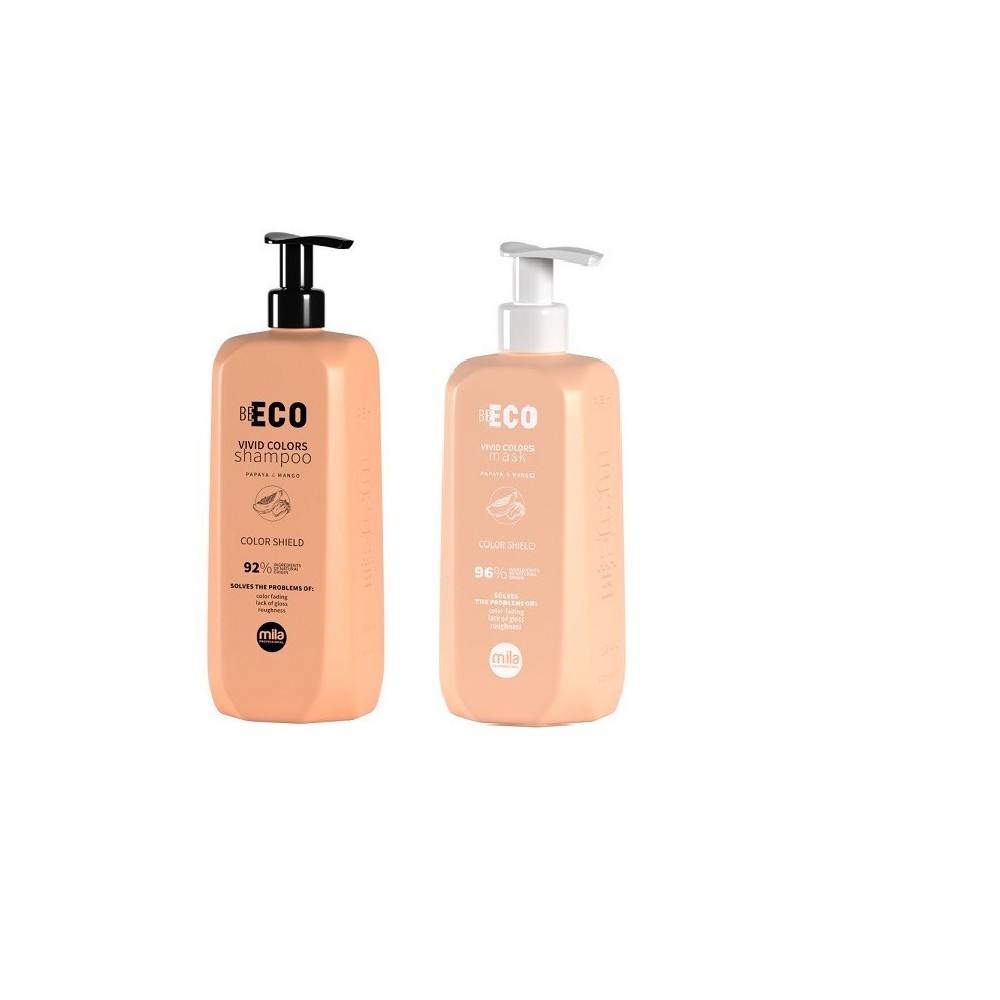 Mila PRO VIVID Colors, pielęgnacja włosów farbowanych: szampon 250 ml + maska 250 ml