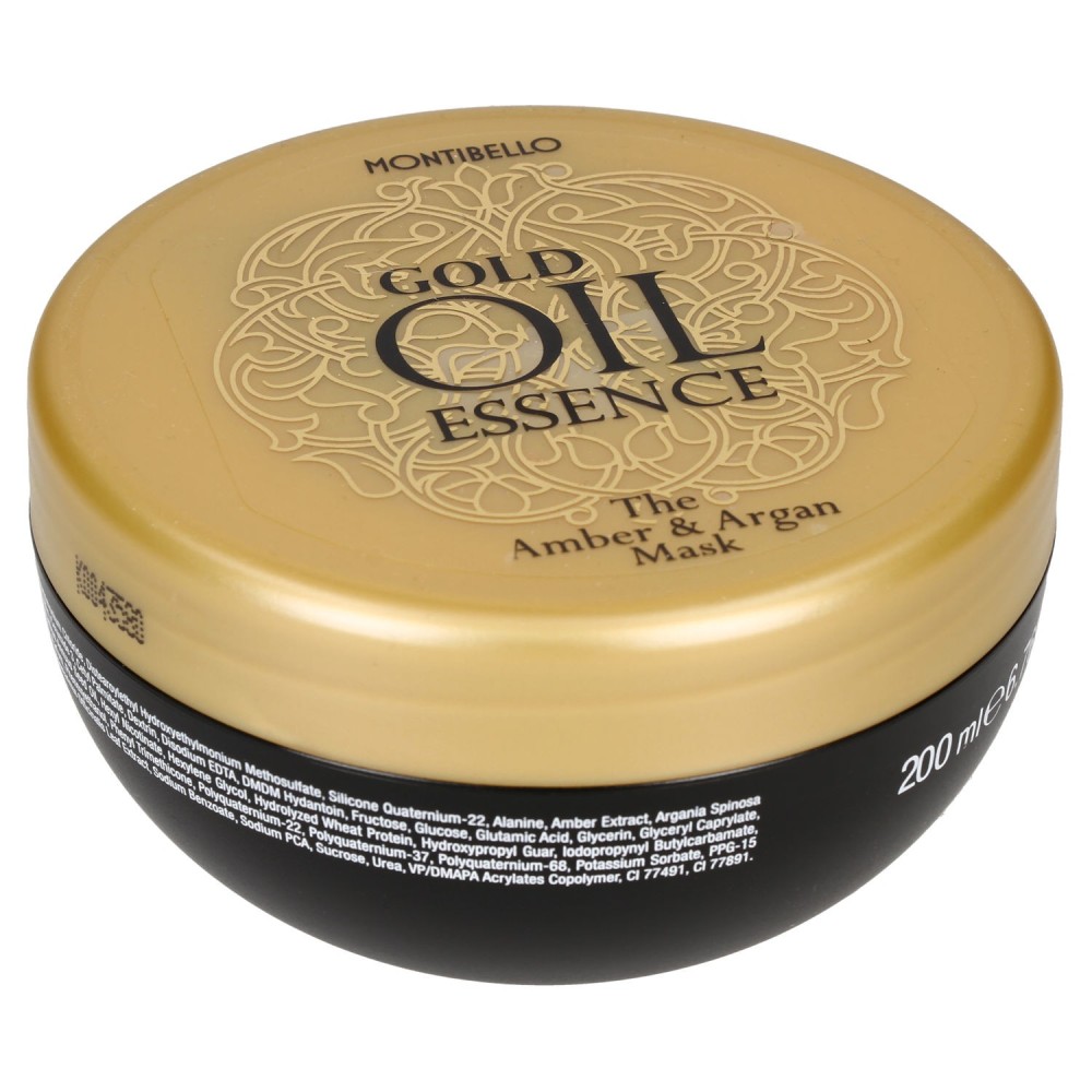 Maska do włosów bursztynowo - arganowa Gold Oil Essence Montibello 200 ml