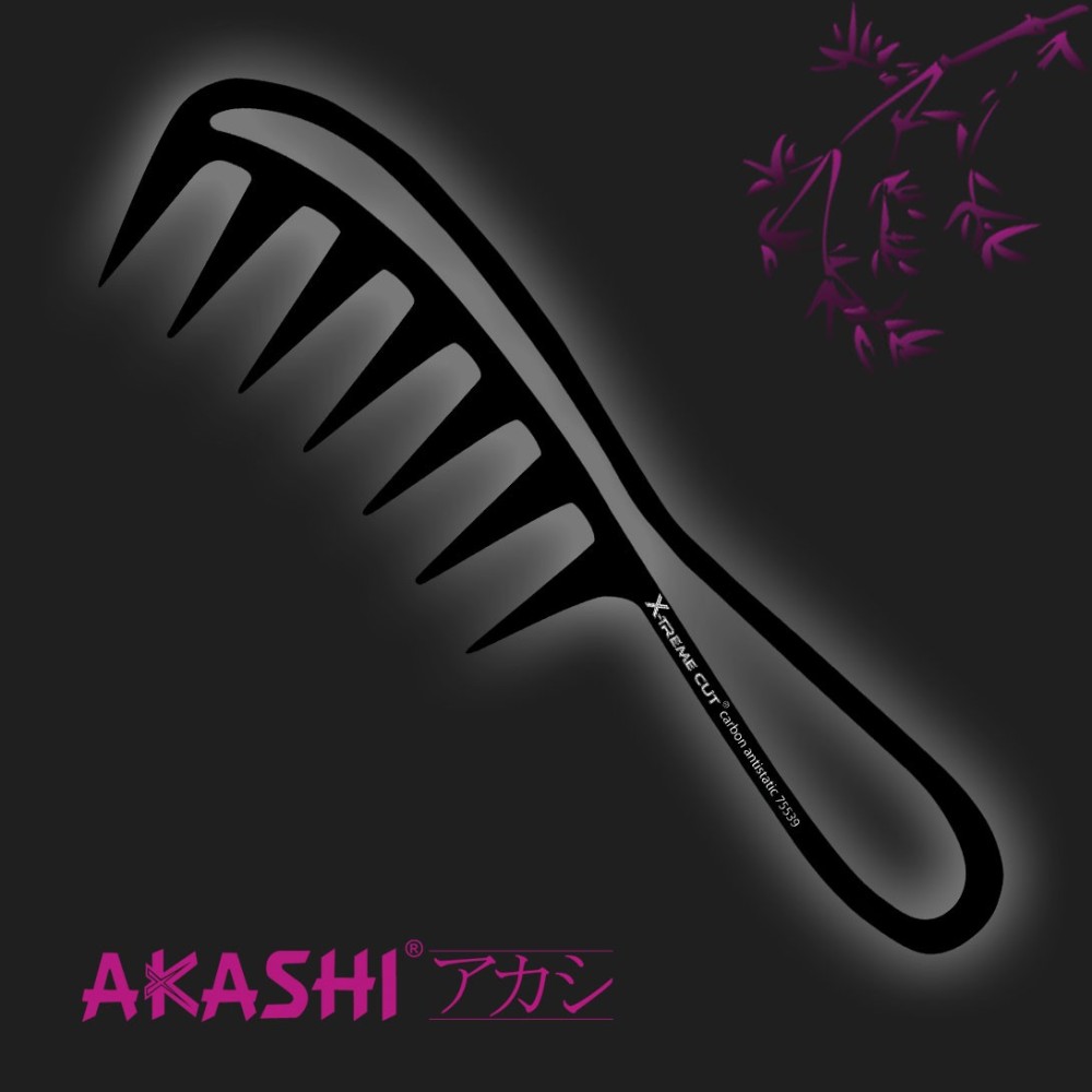 Grzebień 75539 Akashi Carbonline antystatyczny