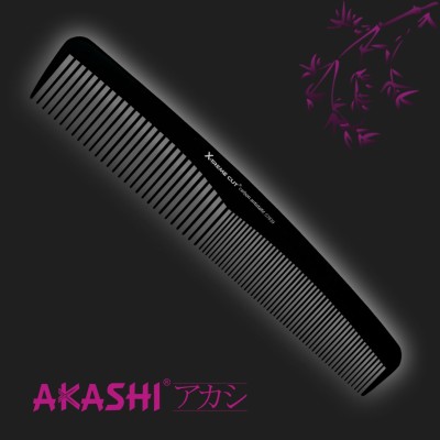Grzebień Akashi 07839 delikatny 213mm Carbon