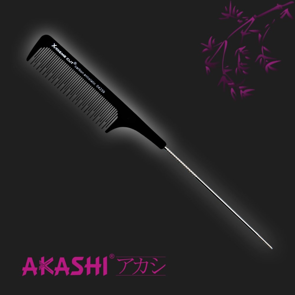 Grzebień Akashi 04239 szpilkowy 239mm Carbon