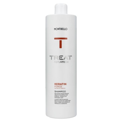 Wzmacniający szampon do włosów Treat Naturtech Keratin Force Montibello 1000ml